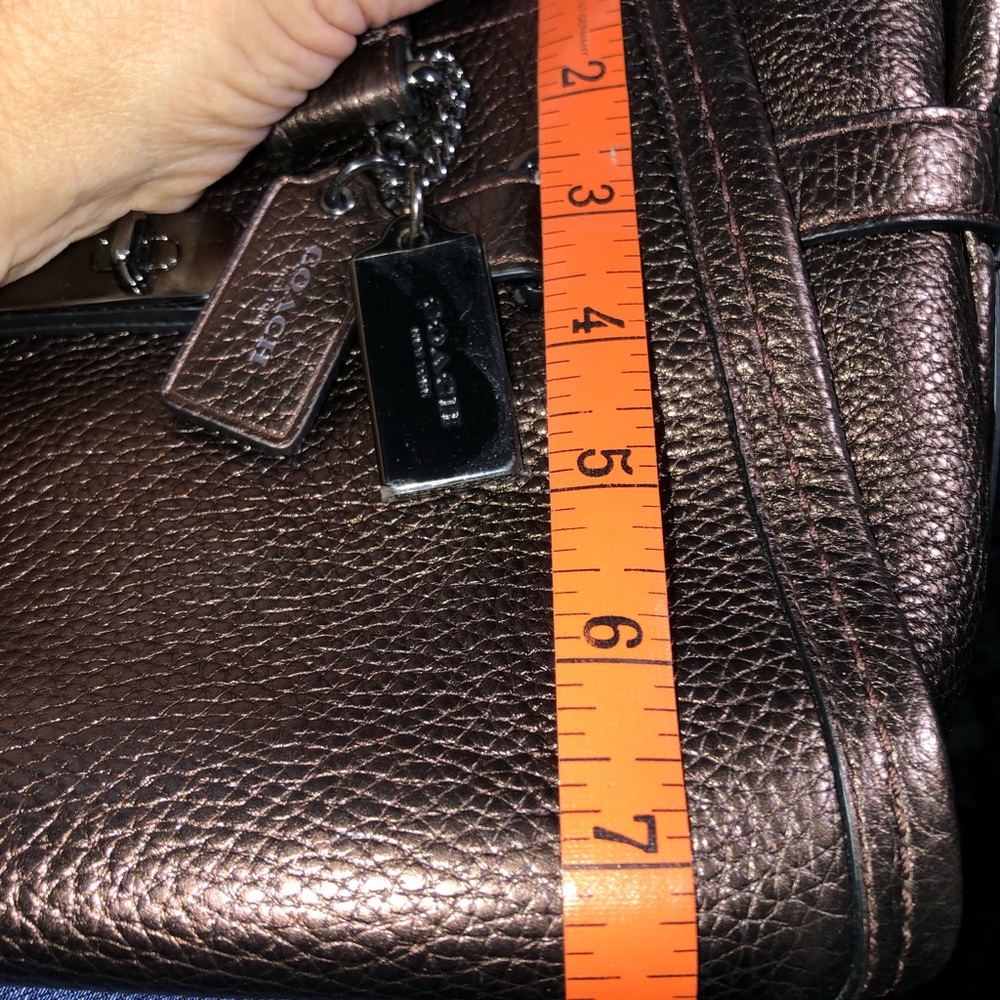 Coach Swagger 27 34816 Dark Bronze MSRP 450.00 Very Good Cond 100% Authentic - Picture 9 of 15